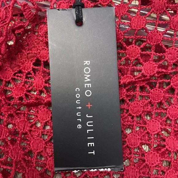 Romeo & Juliet couture lace dress Rugby color Large - Picture 6 of 13